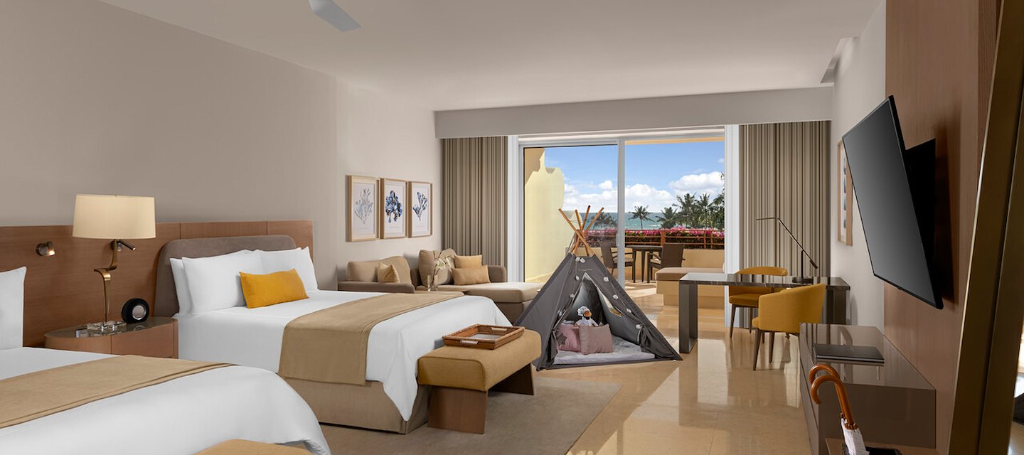 Suite Familiar Ambassador de dos recámaras con vista al mar, Grand Velas Riviera Maya, México