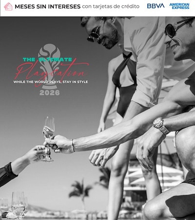 La emoción del estadio en un paraíso exclusivo. 