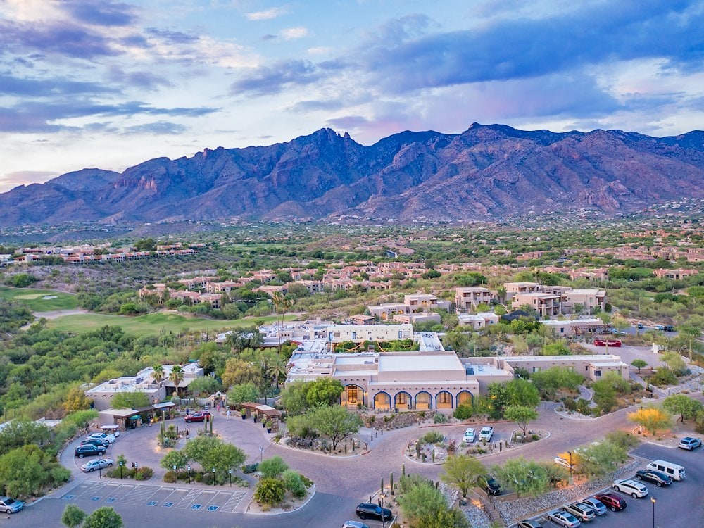 Aerial view of Hacienda del Sol