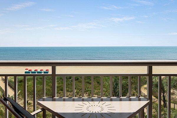 A Beachfront Hotel room in Holiday Inn Oceanfront, Ocean City