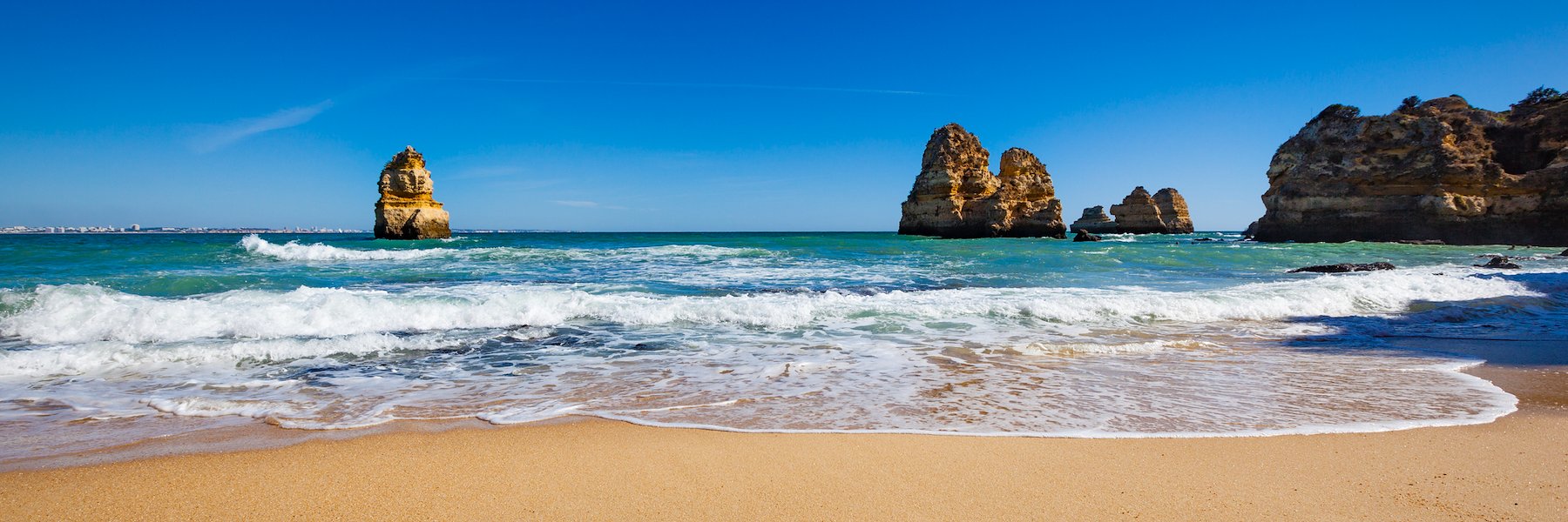Picturesque Beach of Albufeira