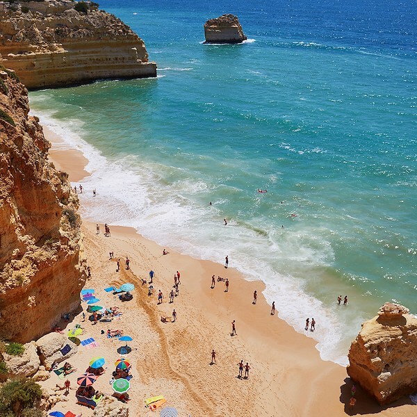 Algarve Beautiful Beach with Sunshine