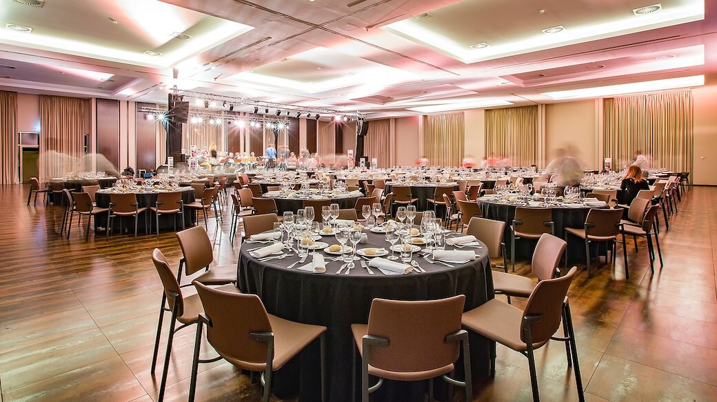 A Large Banquet Hall at Nau Salgados Palace