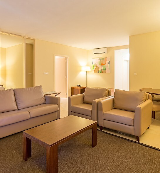 1 Bedroom Apartment with Living Room at Nau Salgados Palm Village, albufeira