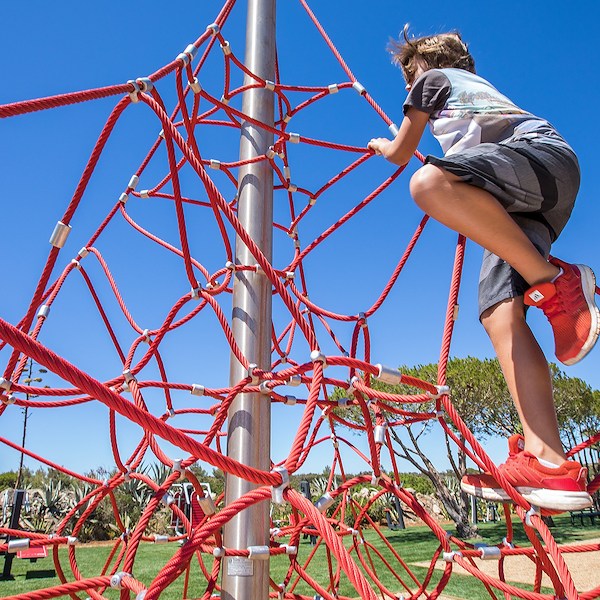 Kids Playground Climbing Structure at Salema Beach Village
