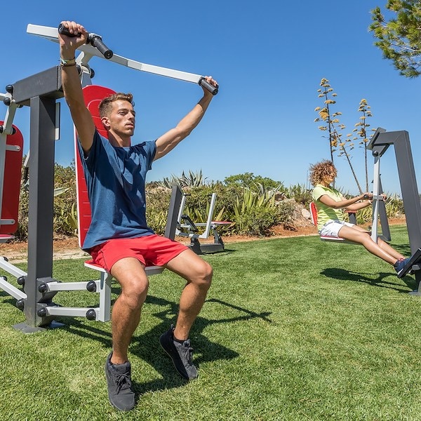 Exercise Circuit available at Outdoor Gym at NAU Salema Beach Village