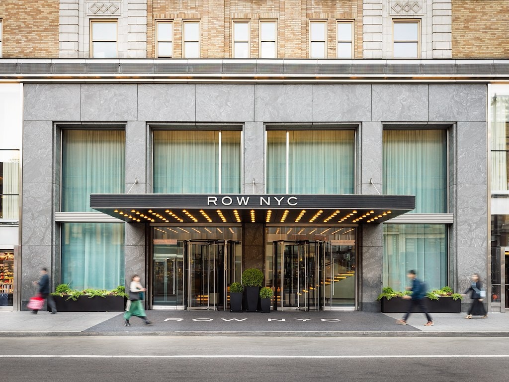 A building with a sign on the front