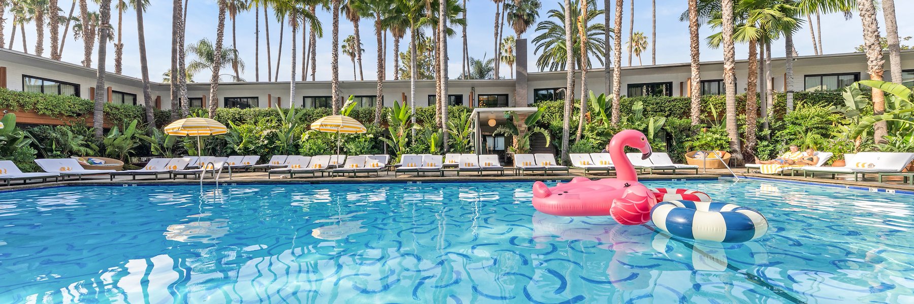 The Tropicana Pool at The Hollywood Roosevelt, Los Angeles, California