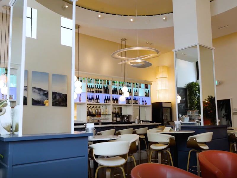 Cafe De La Presse Seating Area