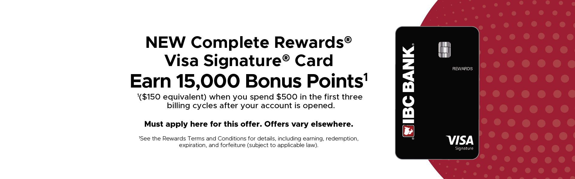 NEW Complete Rewards Visa Signature Card