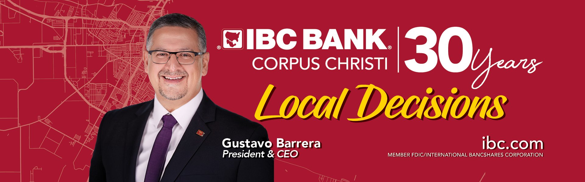 IBC Bank, Corpus Christi, 30 Years