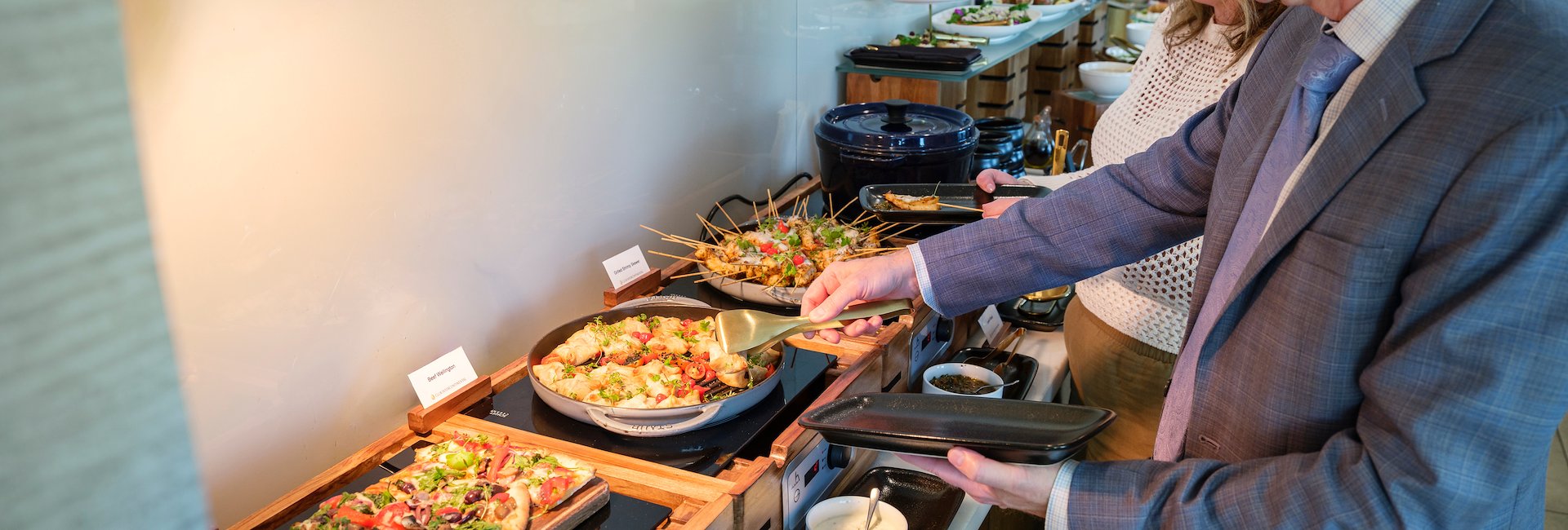Buffet at Ayla Restaurant, Houston, Texas