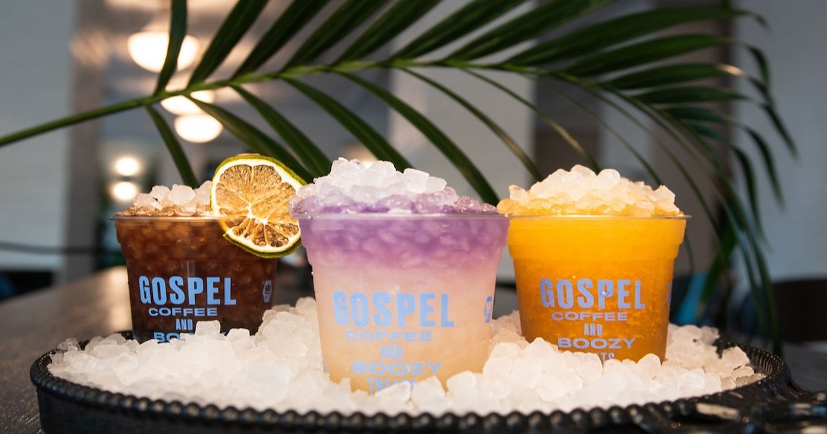 Gospel Coffee and Boozy Treats