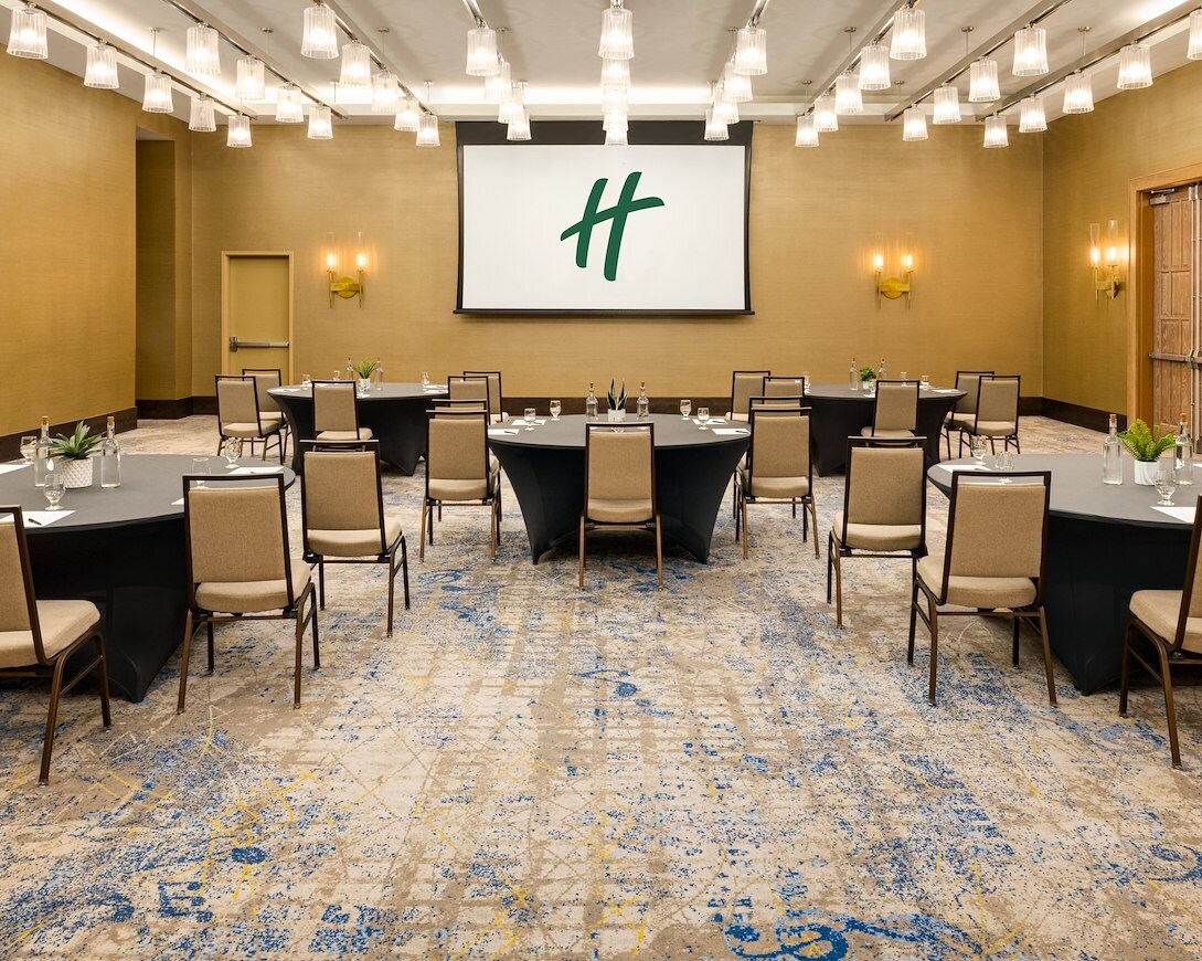 Banquet room used for large gatherings