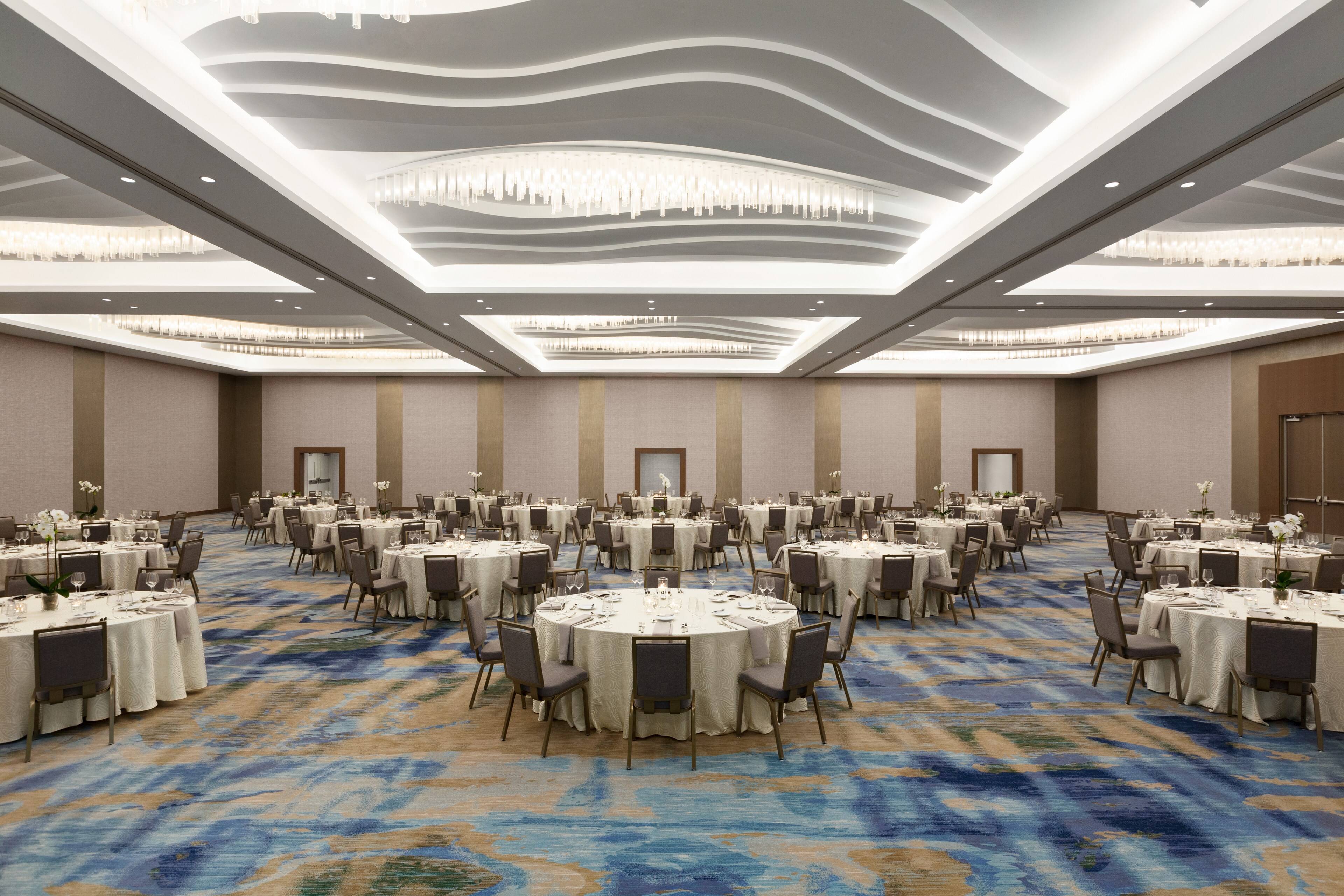 Banquet room at Intercontinental Houston