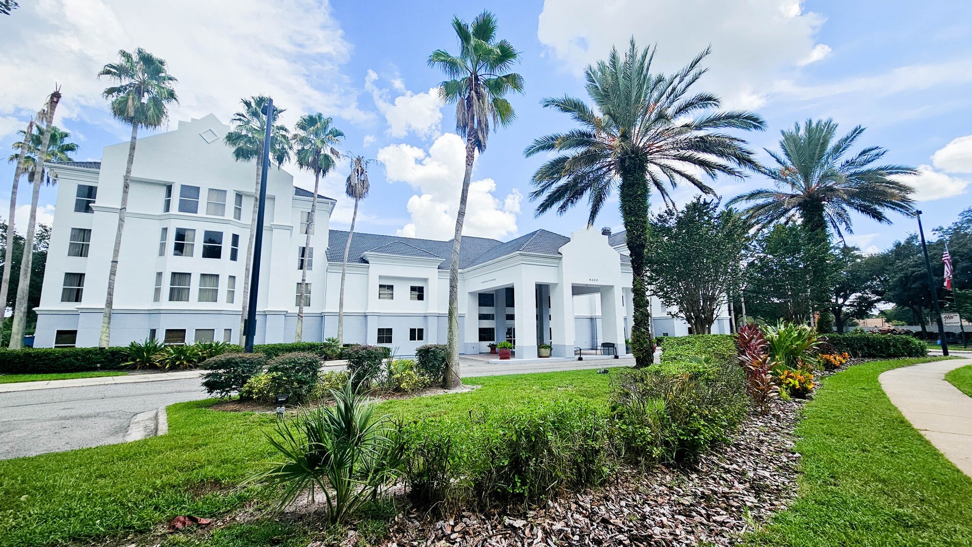 Exterior of the hotel