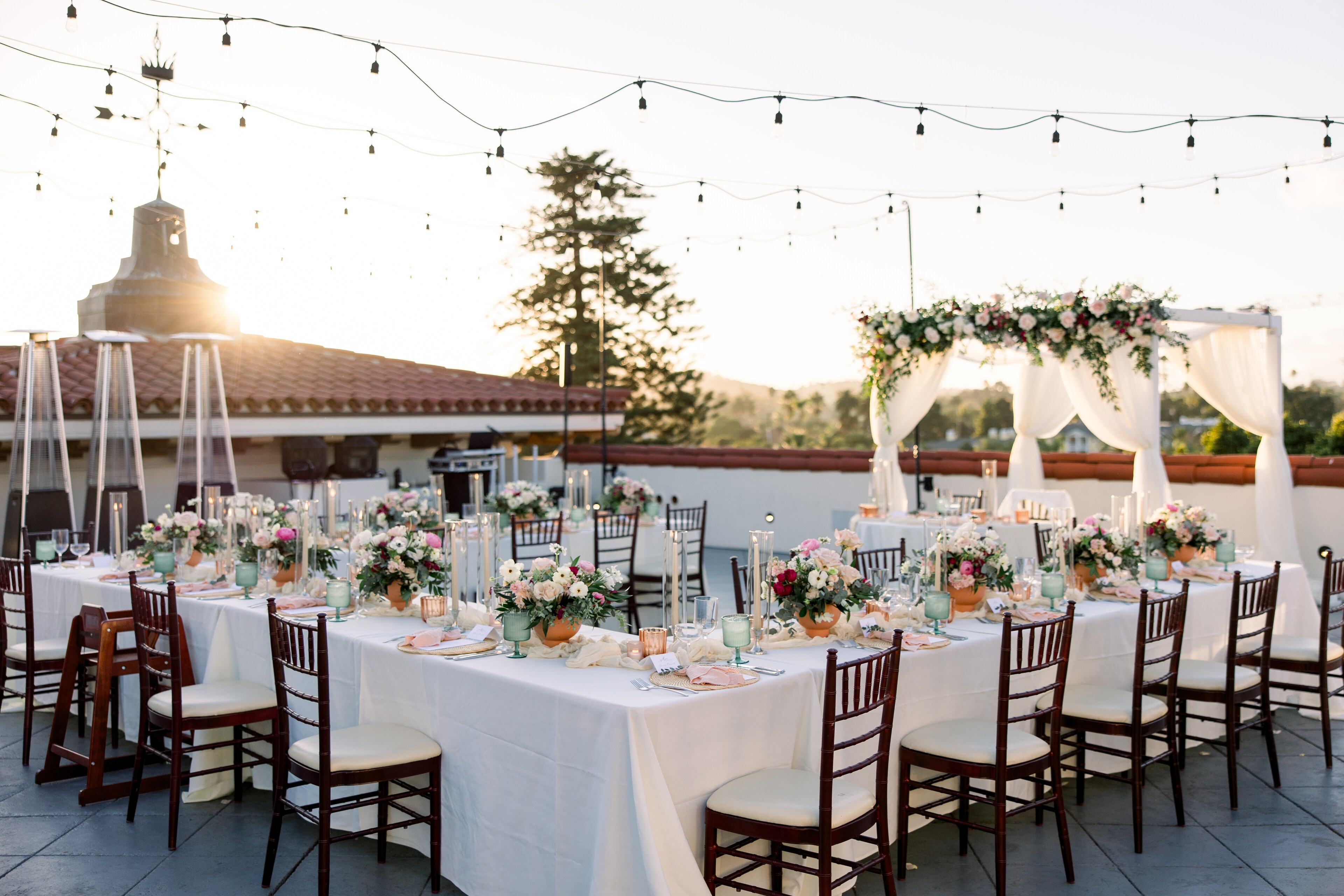 Outdoor wedding venue