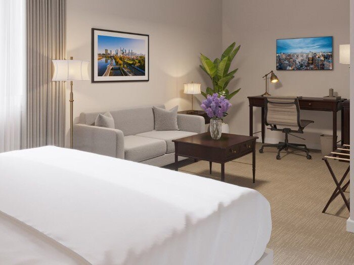 Superior Interior Room with a King Bed and Full-size Pull-out Sofa of The Independence Park Hotel,Philadelphia