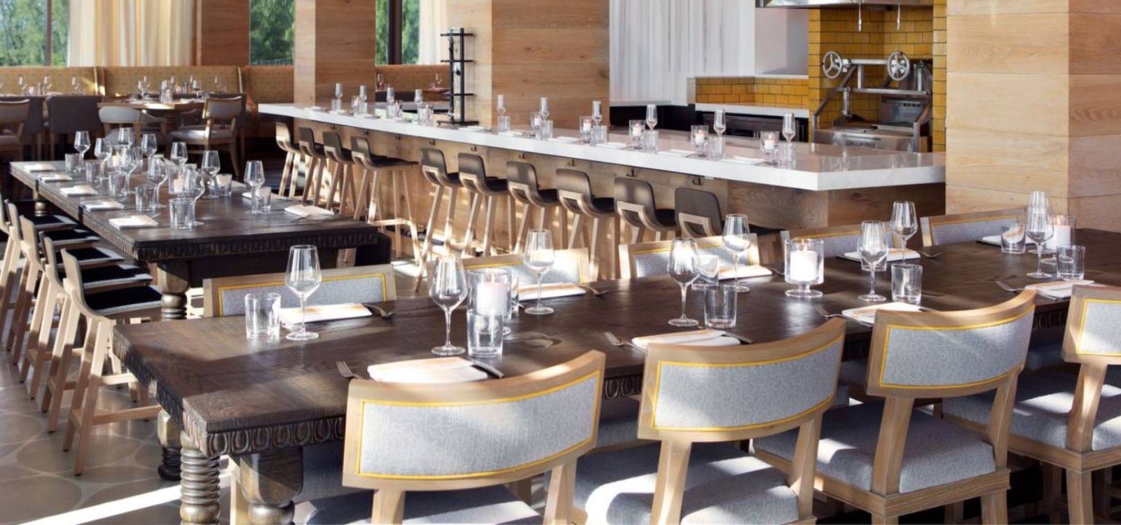 Modern Hotel Bar And With Comfortable Sitting Area at Ave Restaurant, Grand Cayman, The Cayman Islands