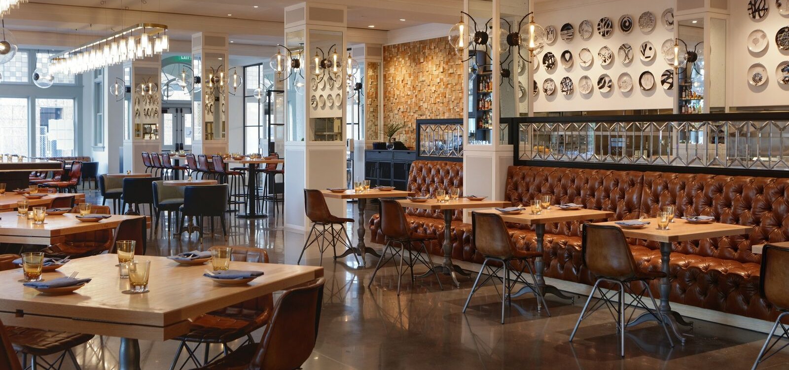 Perfect Space And Menu at Elm & Good Restaurant, Dallas, Texas.