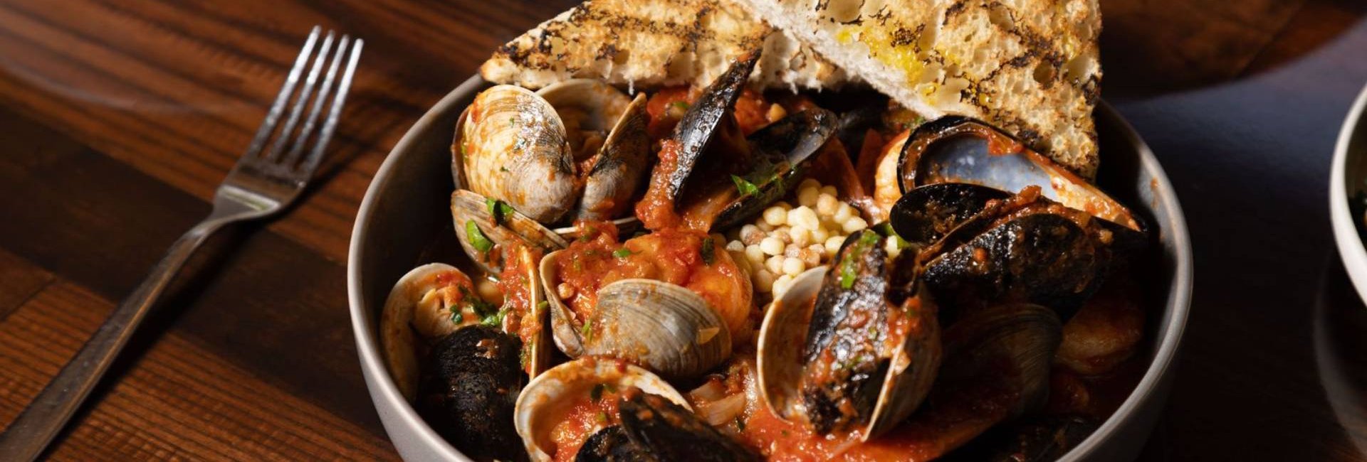 Delicious pierogi topped with cream and herbs at Square 1682 in Philadelphia.