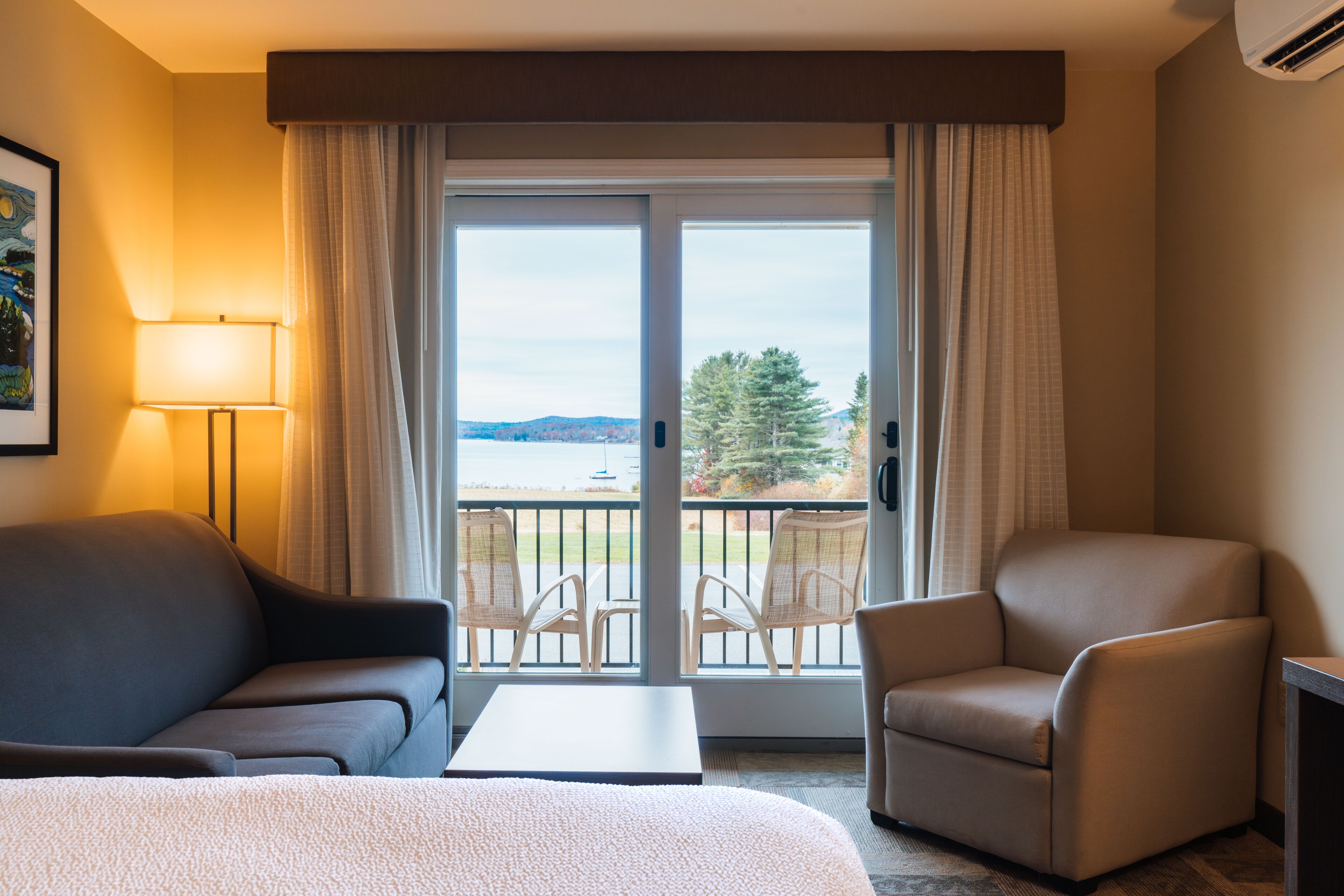 Oceanview King Junior Suite at Belfast Harbor Inn, Belfast, ME