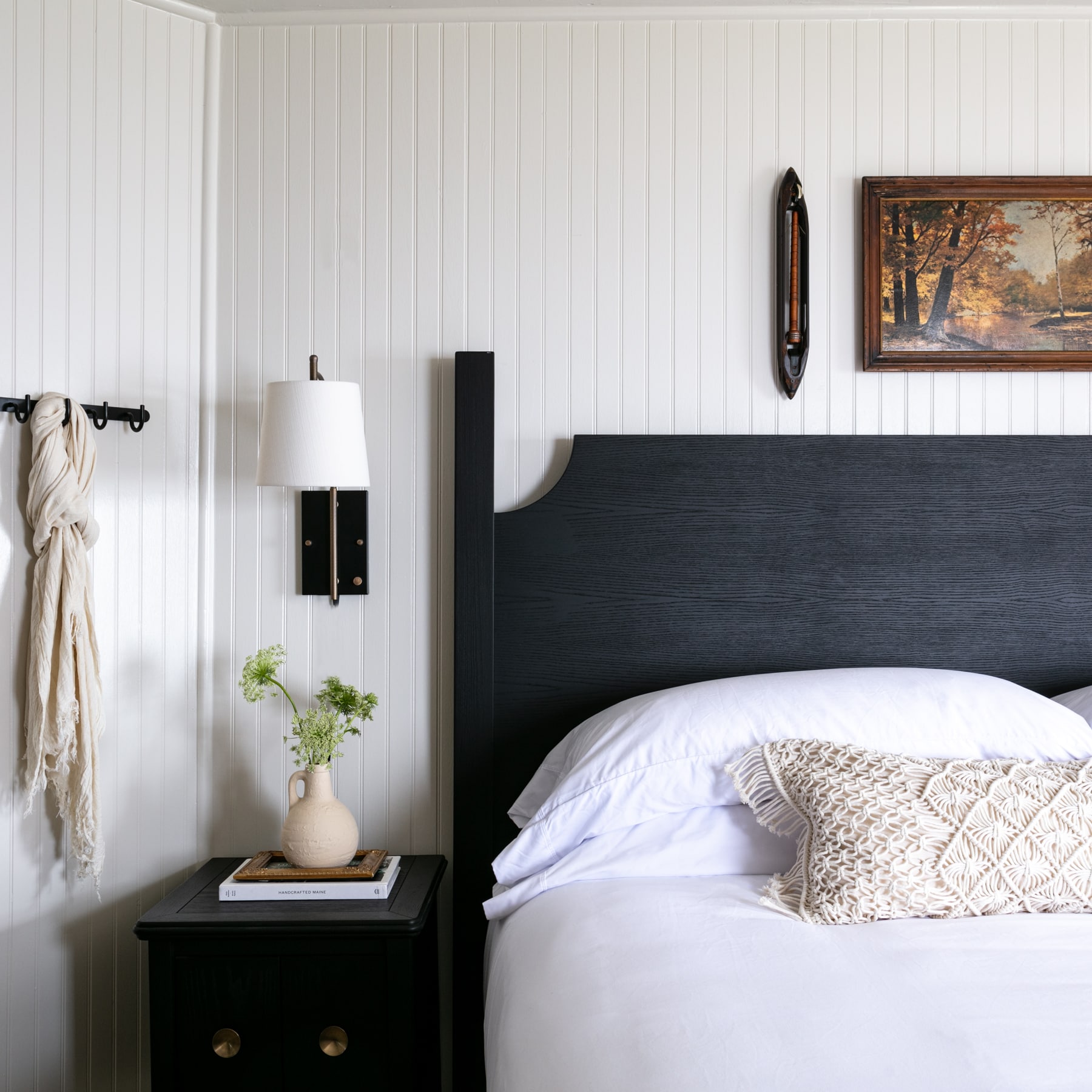 king bed at bluebird ocean point inn