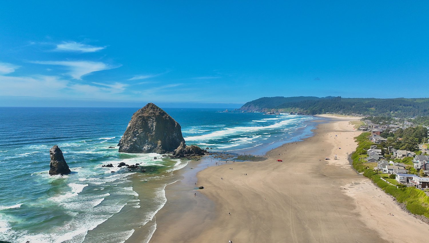 Coastline of Cannon Beach