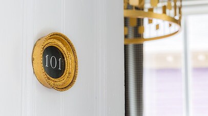 Room number at Gilded 