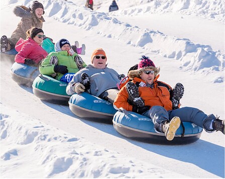 Snow Tubing Hunter Mountain 