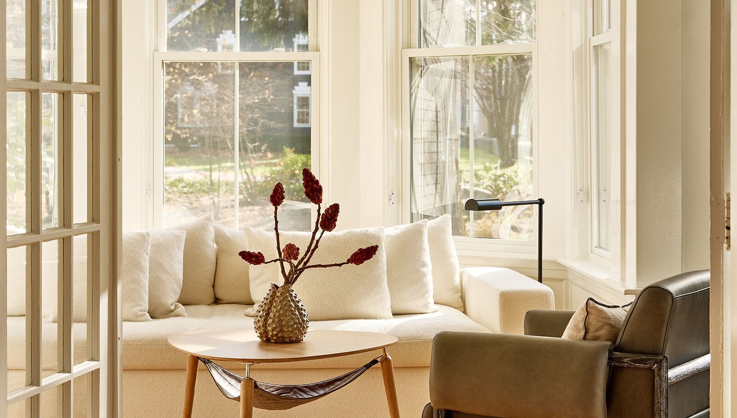 Bright salon at AWOL Kennebunkport