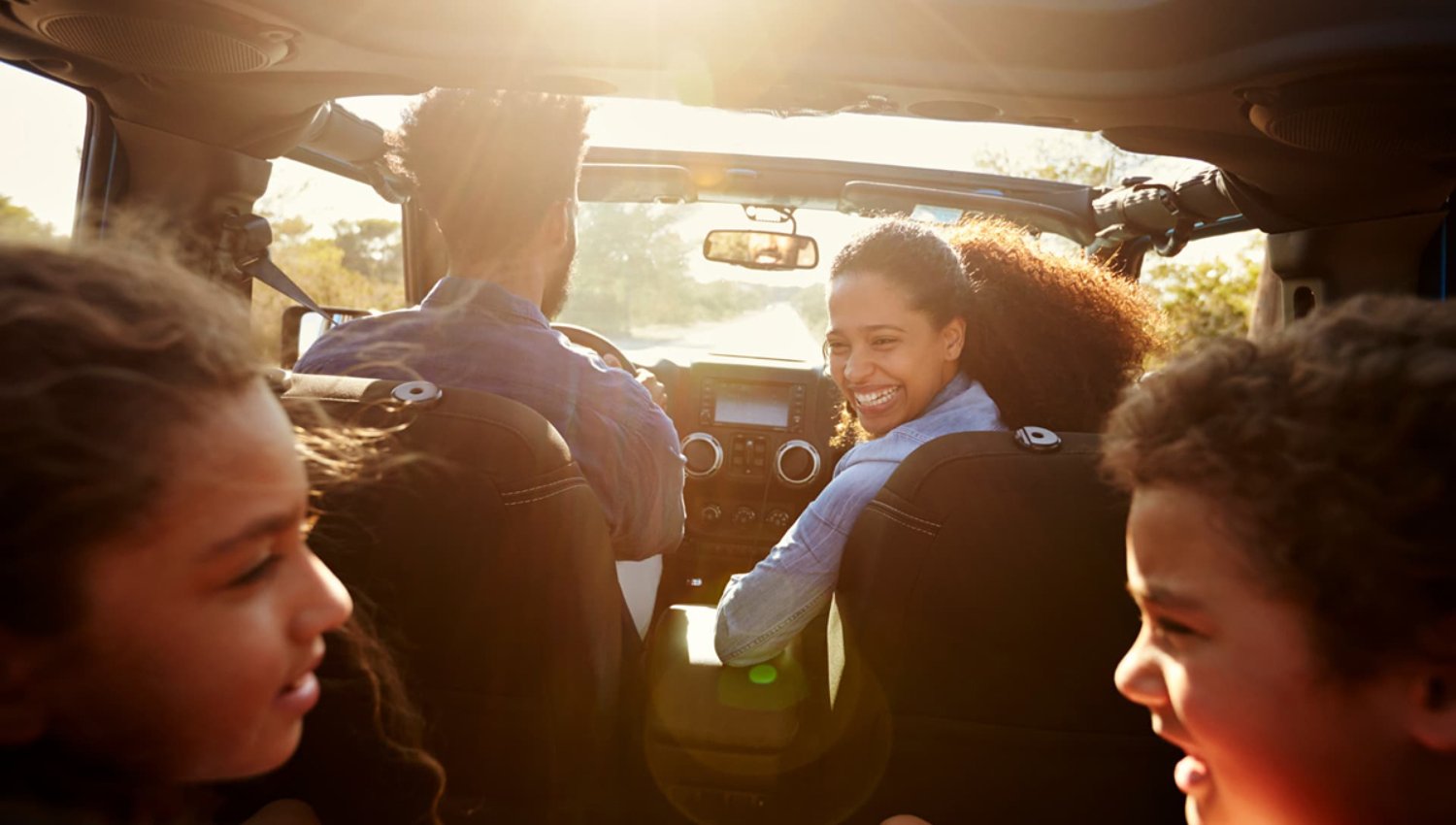 Friends on a road trip