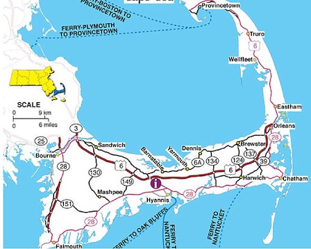 Old Kings Highway (Route 6A) 