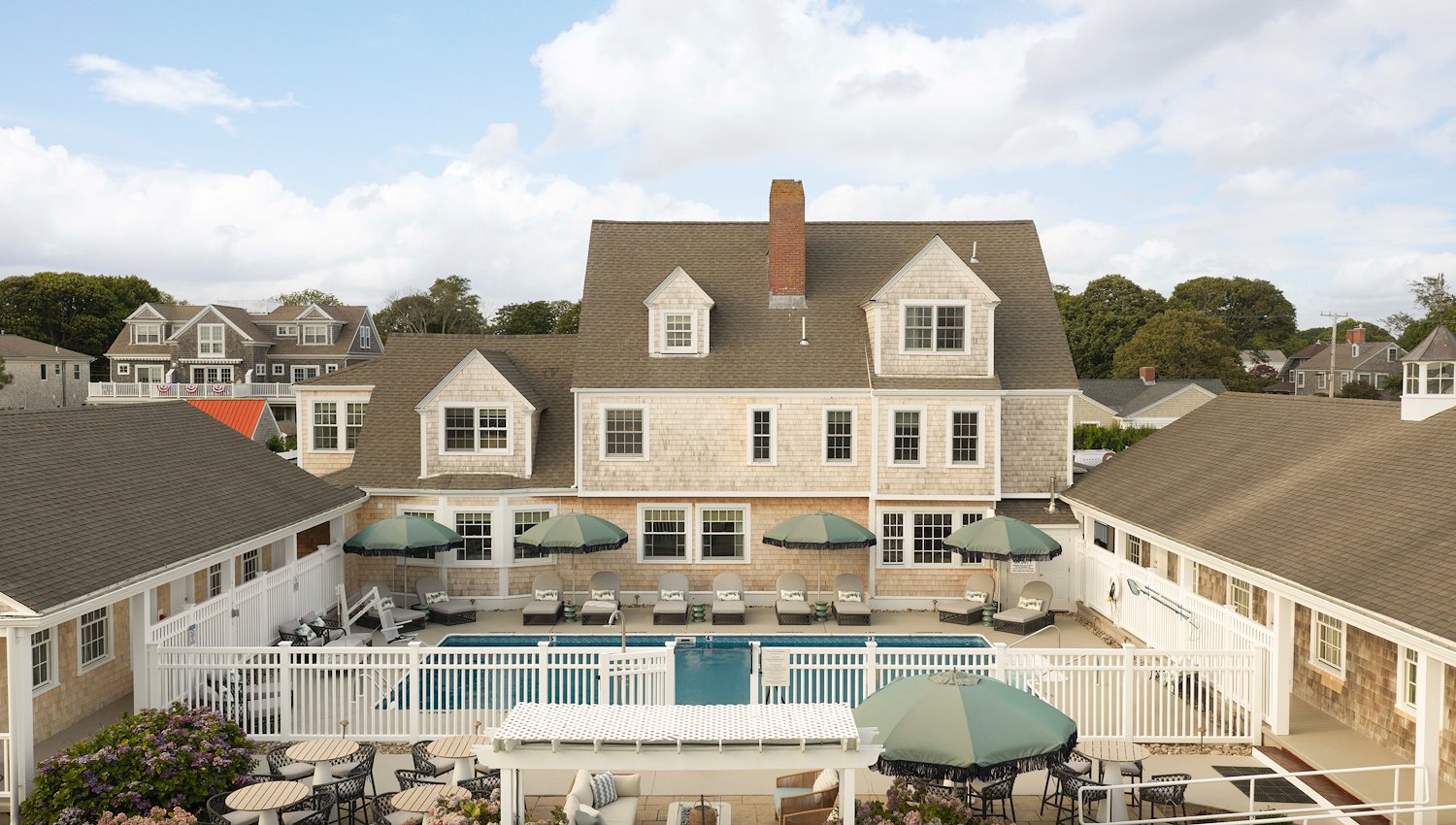 Exterior view of Shore Haven, Falmouth, MA