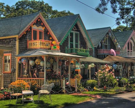 Oak Bluffs Gingerbread Cottages 