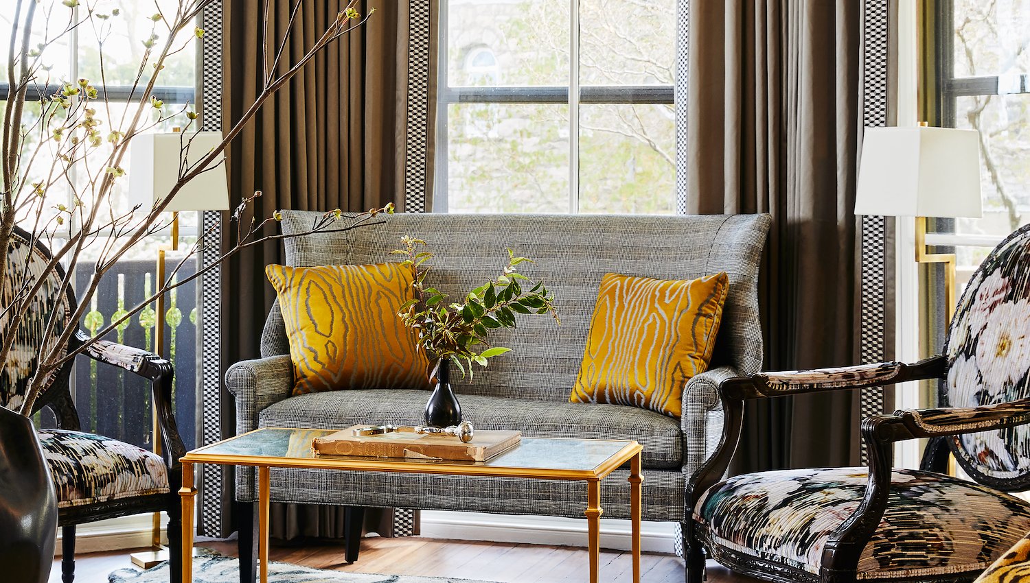 A bright living room