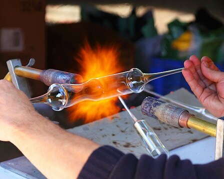 Glass Blowing at Simon Pearce