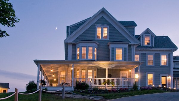 Exterior View of Topside Inn, Boothbay Harbor, ME