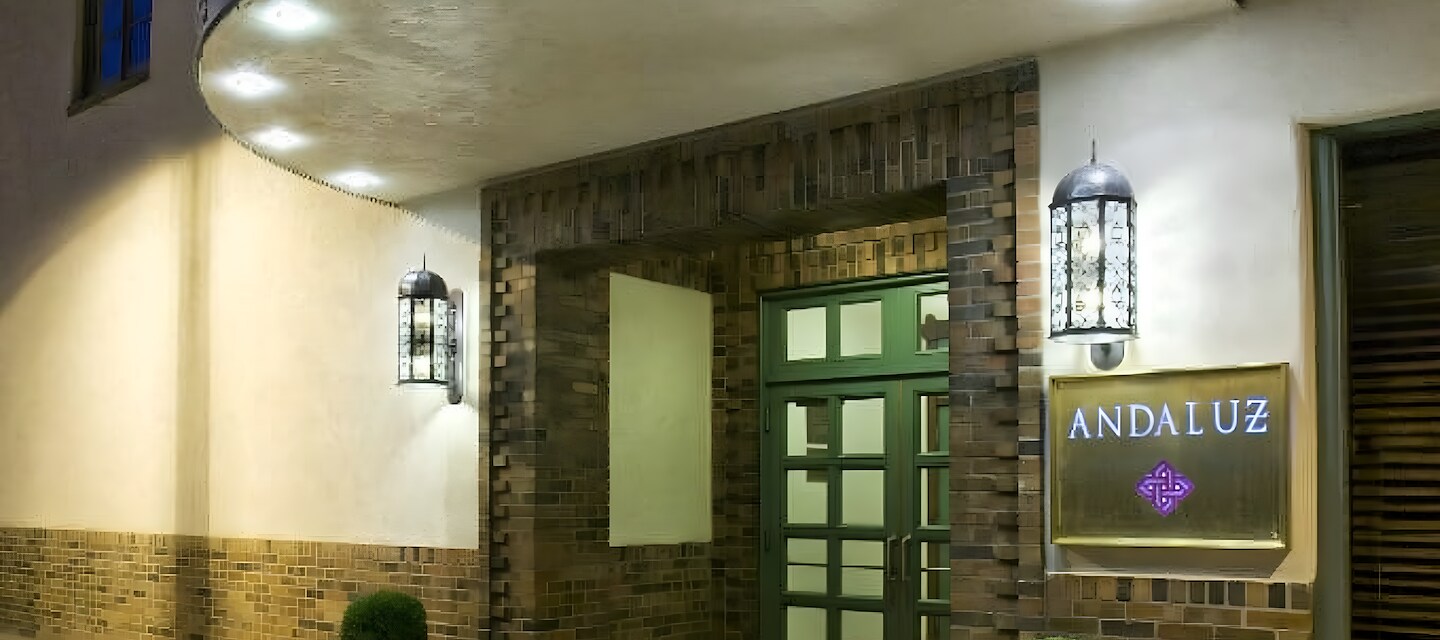 Entrance of Hotel Andaluz, Albuquerque, New Mexico