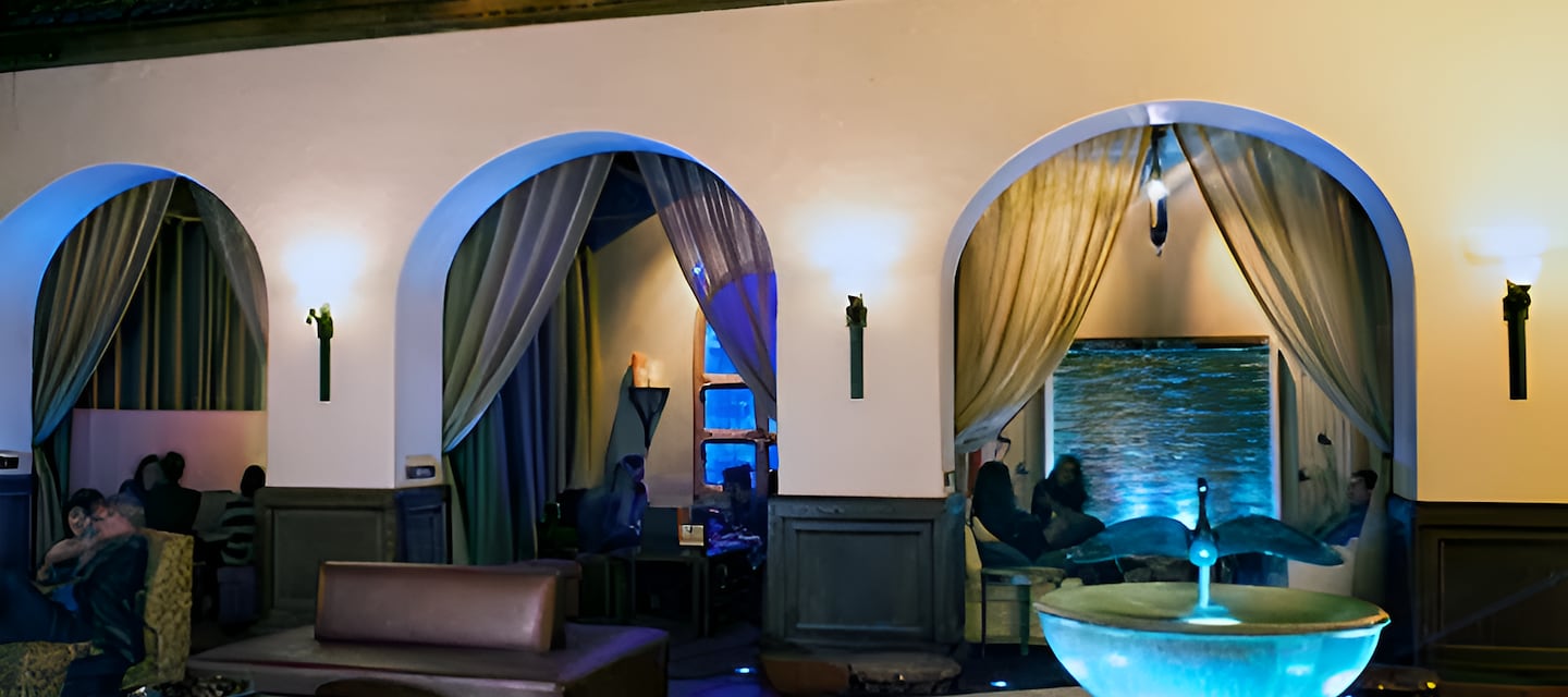 Lobby Fountain at Hotel Andaluz, Albuquerque, New Mexico