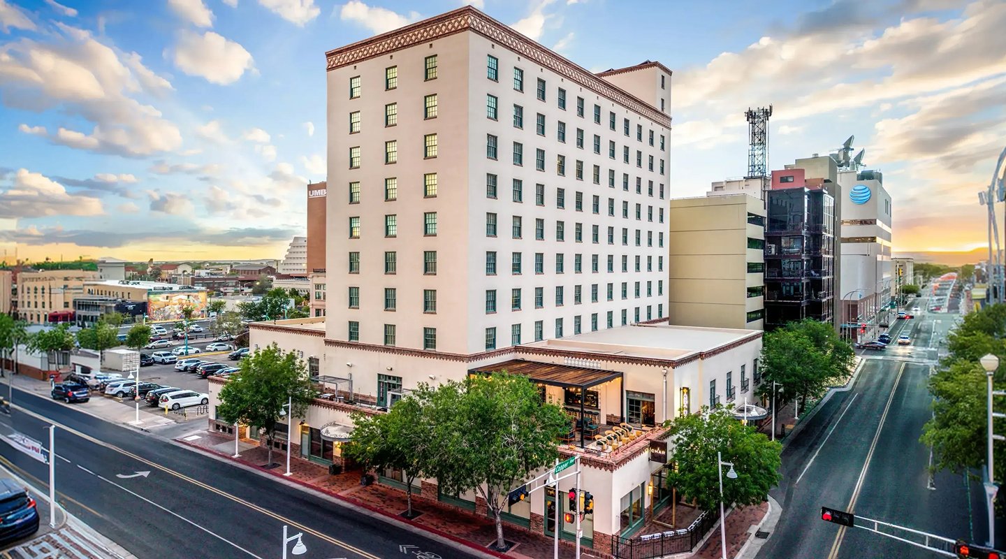 View of Hotel Andaluz, Albuquerque, New Mexico