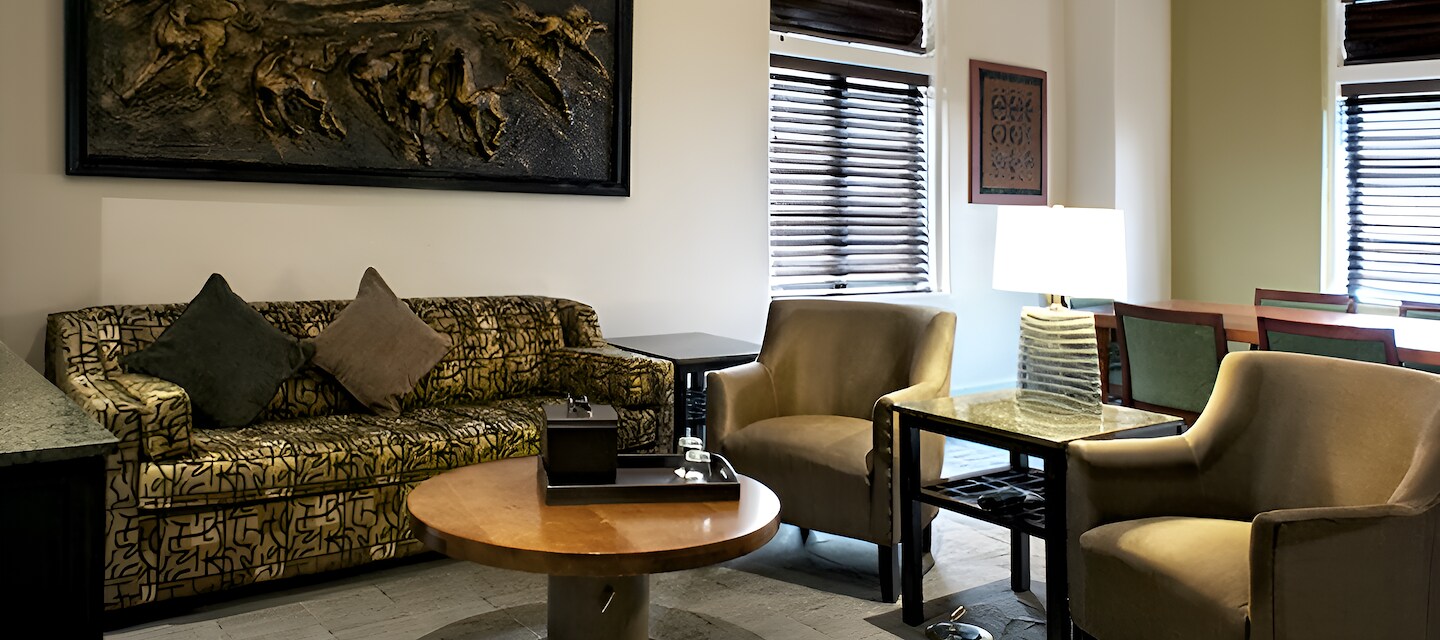 Boardroom Suite Sitting Area at Hotel Andaluz, Albuquerque, New Mexico