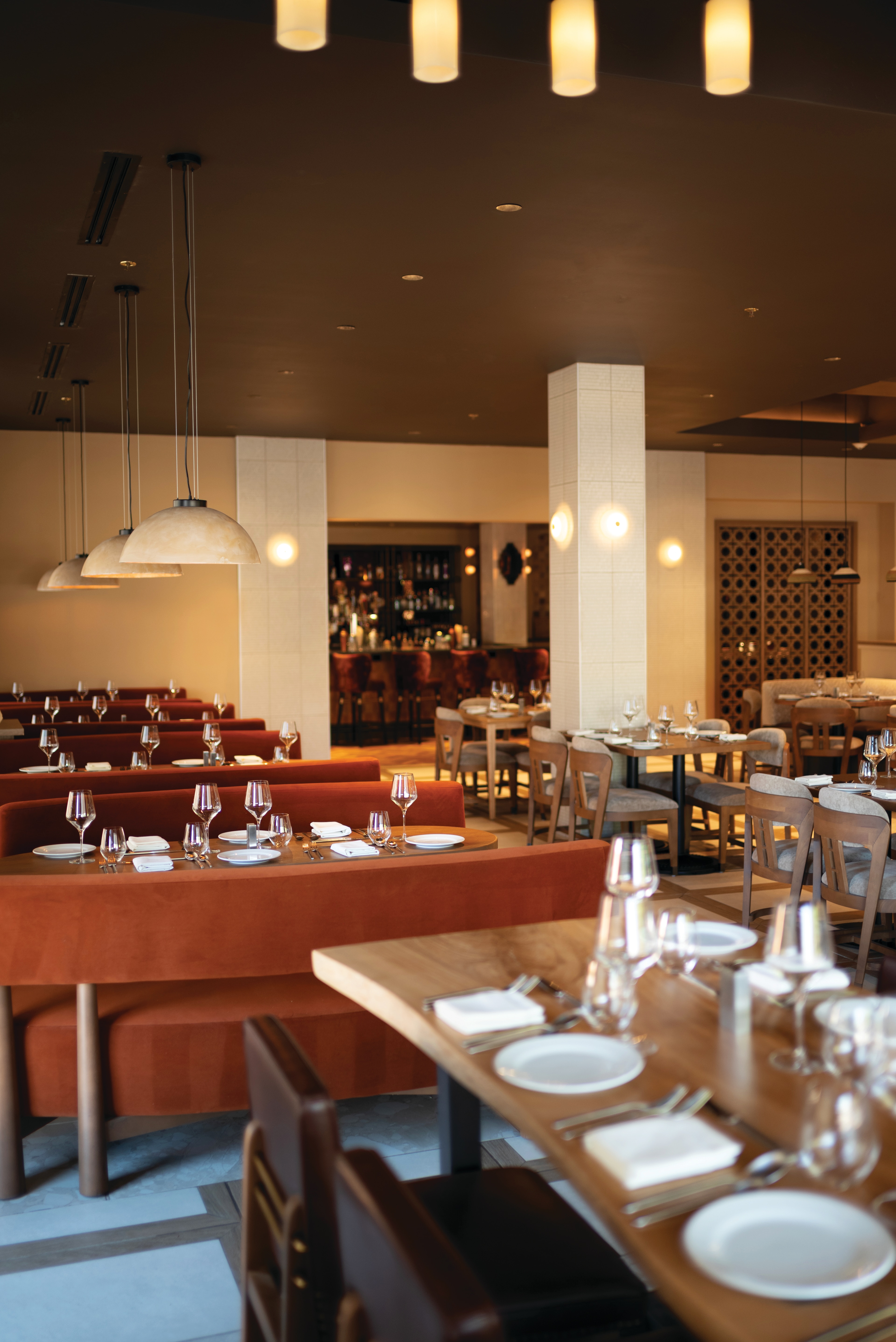 Couple dining at Char in Albuquerque, New Mexico