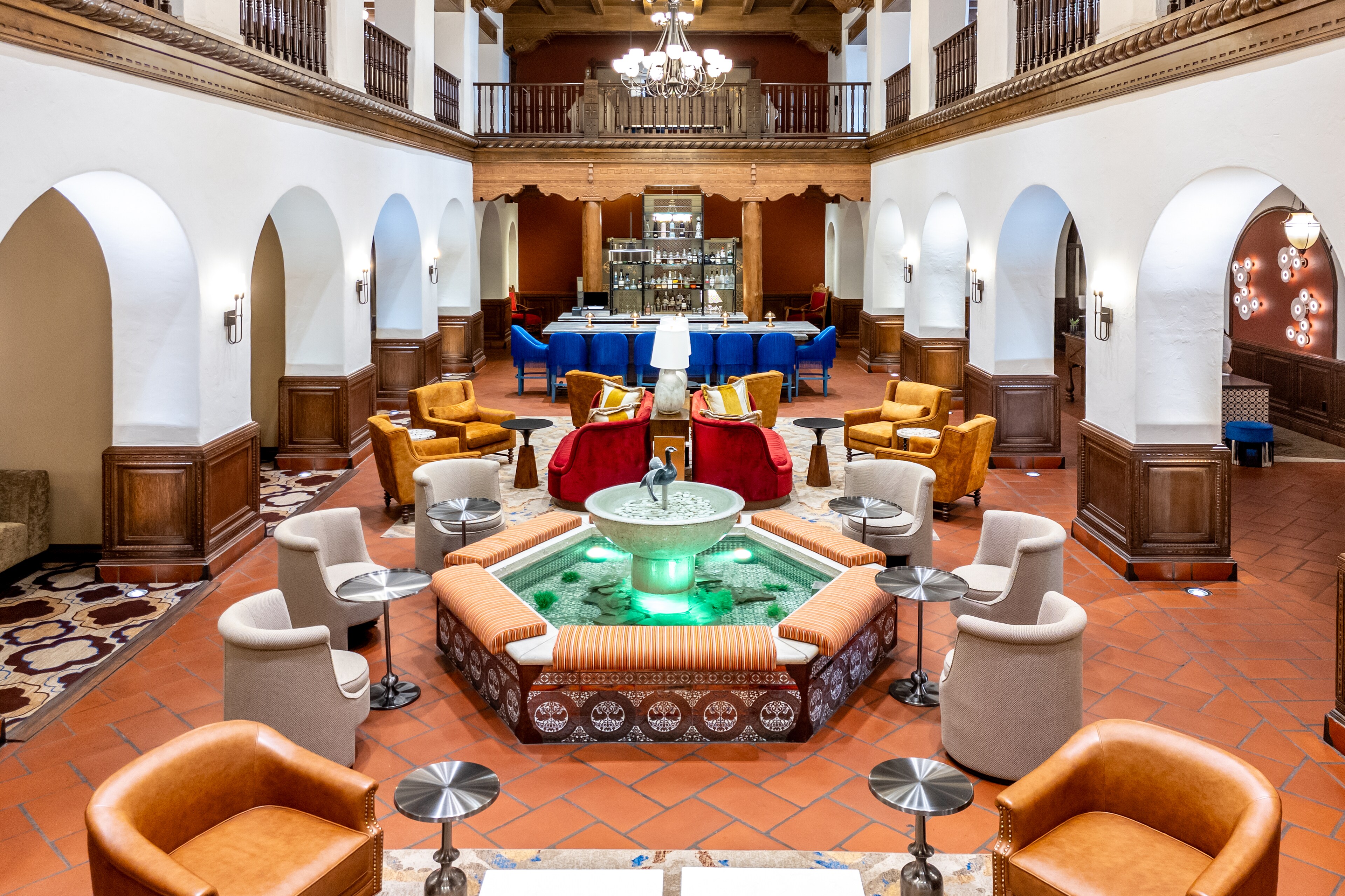 The Lobby at Hotel Andaluz, Albuquerque, New Mexico