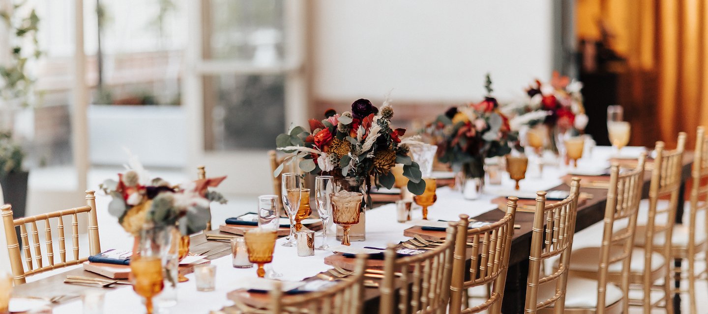 Wedding Setup at Hotel Andaluz, Albuquerque, New Mexico