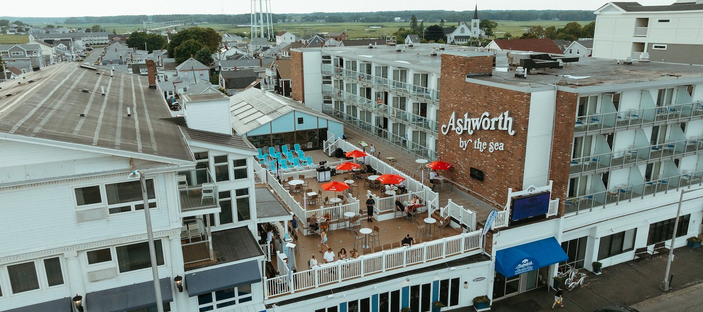 Aerial View of Ashworth Hotel, New Hampshire
