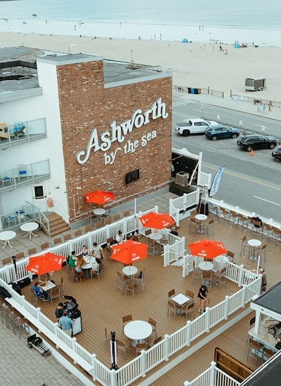 Aerial View of Ashworth Hotel, New Hampshire