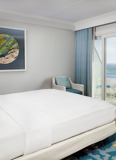 Accessible Oceanfront Room with One King Bed at Ashworth Hotel, New Hampshire