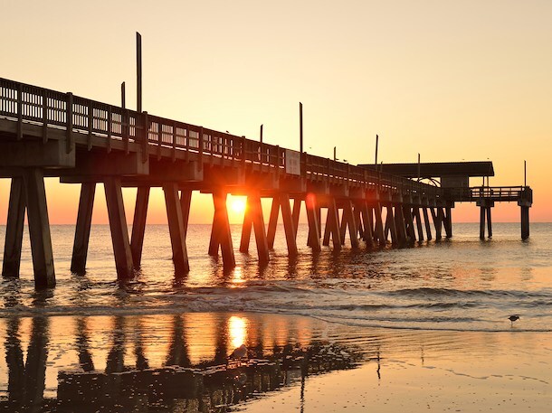 Tybee Pier at Sunrise