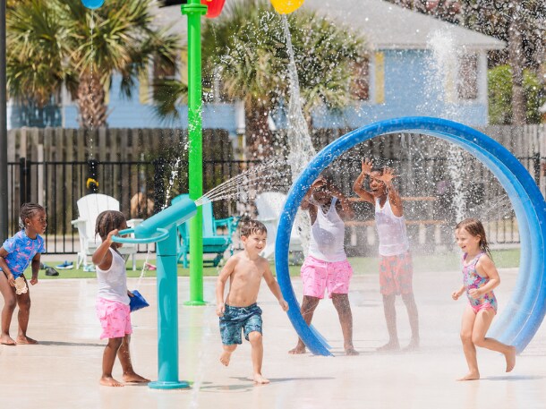 Hotel Tybee Splash Pad Birthday Parties